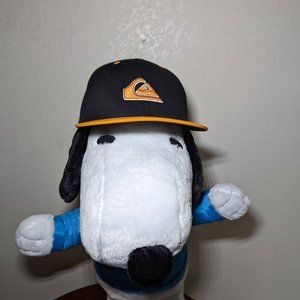 Quiksilver Black/Orange Flexfit Hat